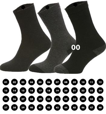 Etiketten FÃ¼r Socken